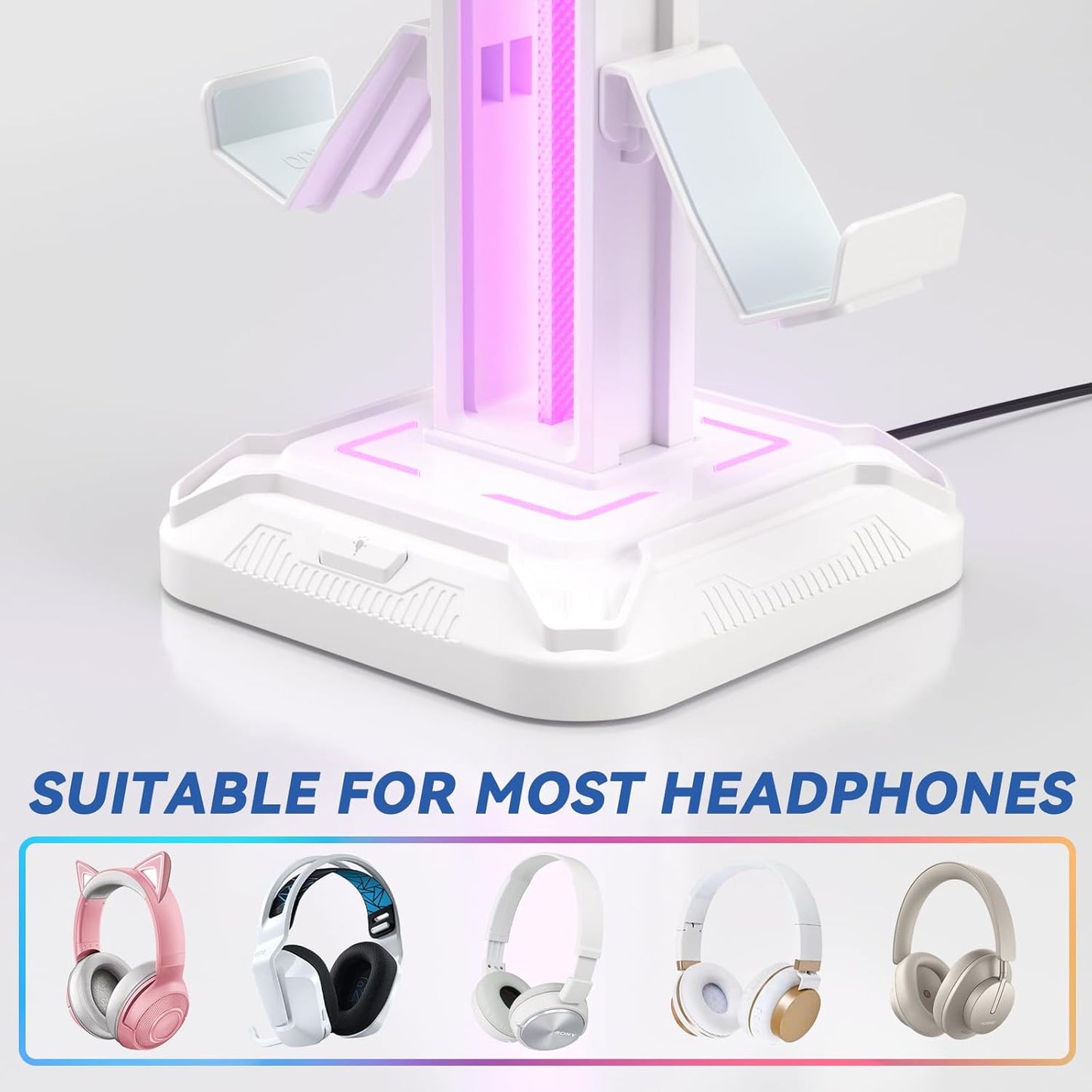 Purilite Select RGB Headphone &amp; Controller Stand