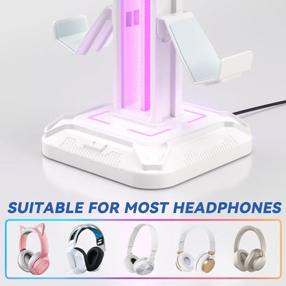 Purilite Select RGB Headphone &amp; Controller Stand