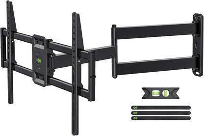 USX MOUNT Full Motion Long Arm TV Wall Mount for Most 37-80 Inch TVs up to 100 Lbs, Smooth Motion Swivel and Tilt TV Bracket, 32.05 Inch Extension, Max VESA 600x400mm, Perfect for Corner, XML930