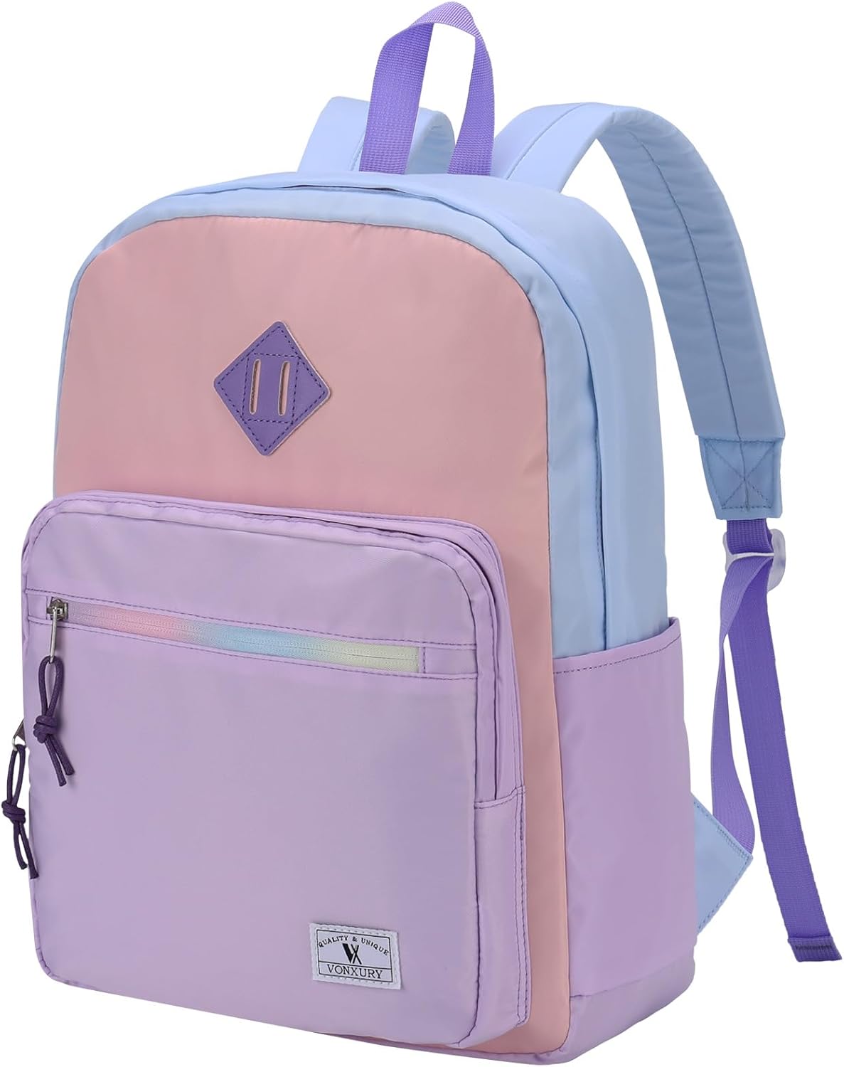 School Backpack for Kids,Lightweight Water Resistant Work Travel Backpack for Women Men Teens VONXURY