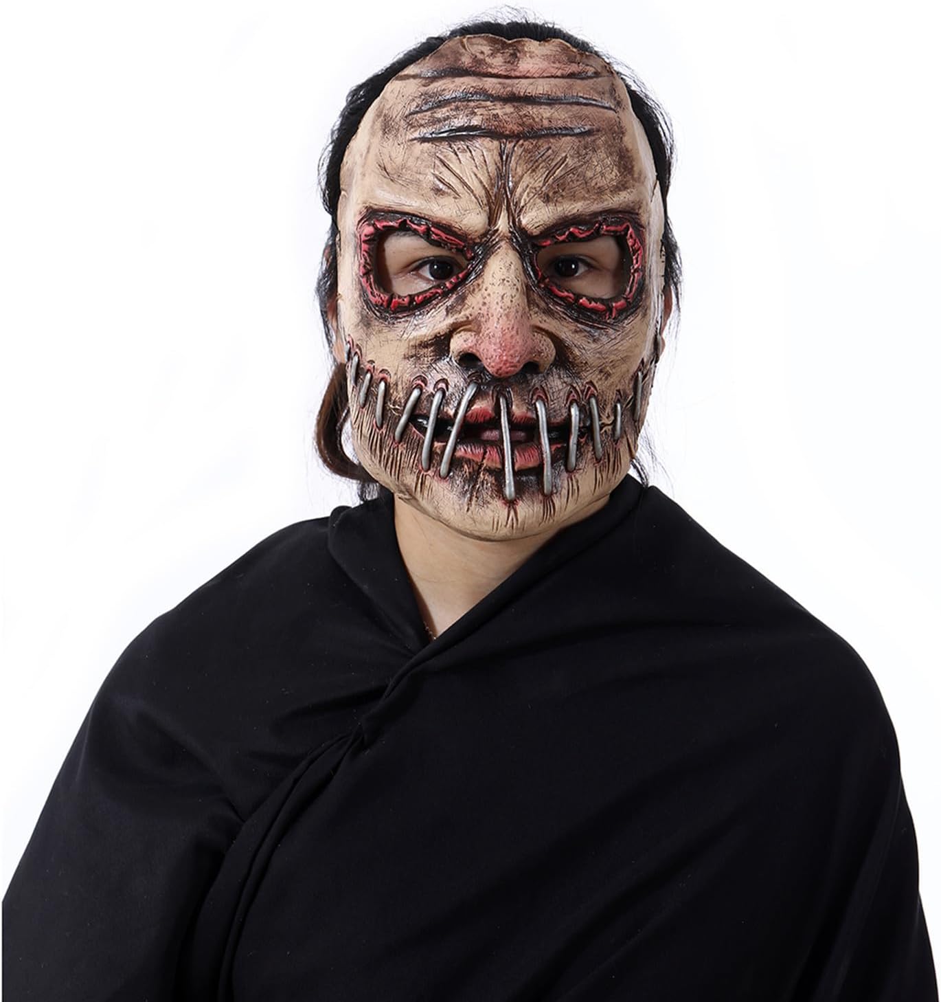 Halloween Horror Mask, Supersoft Creepy Scary Fancy Mask for The Evil Demon Cosplay, Costume