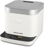KitchenAid Compact 8 Cup Grain and Rice Cooker with Automatic Sensing and Integrated Scale, KGC2154PL, Porcelain White