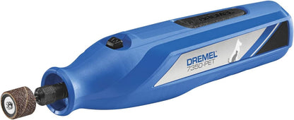 Dremel 7350-PET 4V Pet & Dog Nail Grinder, Easy-to-Use & Safe Nail Trimmer, Professional Pet Grooming Kit - Works on Large, Medium, Small Dogs & Cats