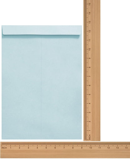 Tanshuqin 9" x 12.75" Self-Seal Catalog Envelopes 32lb Kraft Envelopes for Invitation Cards, Organizing and Storage, Pictures, Photos, Documents (100 PCS)