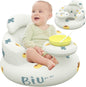 Inflatable Baby Seat for Baby 3-36 Months, Waterproof Inflatable Baby Chair with Tray, Blow up Baby Chair with Air Pumps, Baby Sitting Support for Sitting Up, Baby Shower