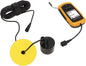 Akozon Portable Fish Depth Finder with LCD Display Handheld Fish Finder for Kayak and Boat Fishing, 200kHz Sonar Frequency, Castable