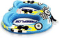 SereneLife Heavy-Duty Inflatable Towable Booster Tube - Water Tube Boating Float Tow Raft, Watersports Inflatable Pull Boats/Tubes/Towables w/Foam Seats, PVC Bladder, Handles