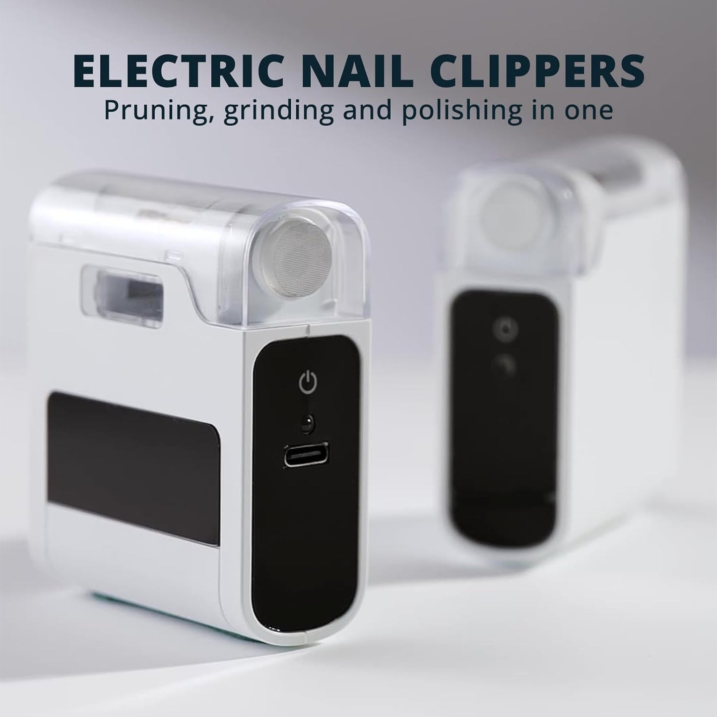 Automatic Electric Nails Clippers With Polishing Electric Toe Nails Clippers For Adults Baby Trimmer File Nail Cutter