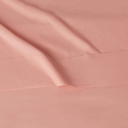 Amazon Basics Lightweight, Breathable Microfiber 4-Piece Bed Sheet Set with 14-Inch Deep Pockets, Full, Blush Pink, Solid