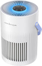 Compact HEPA Air Purifier for Bedroom and Home, Ultra Quiet 20 dB Sleep Mode, Portable Desk Air Cleaner with Handle, 3-Stage Filtration for Dust, Pollen, Pet Hair and Smoke, Ambient Light, White - PuriLite