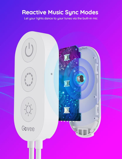Govee RGBIC Pro LED Strip Lights, 16.4ft Color Changing Smart LED Strips, Works with Alexa and Google, Segmented DIY, Music Sync, WiFi and App Control, LED Lights for Bedroom,Home Decor