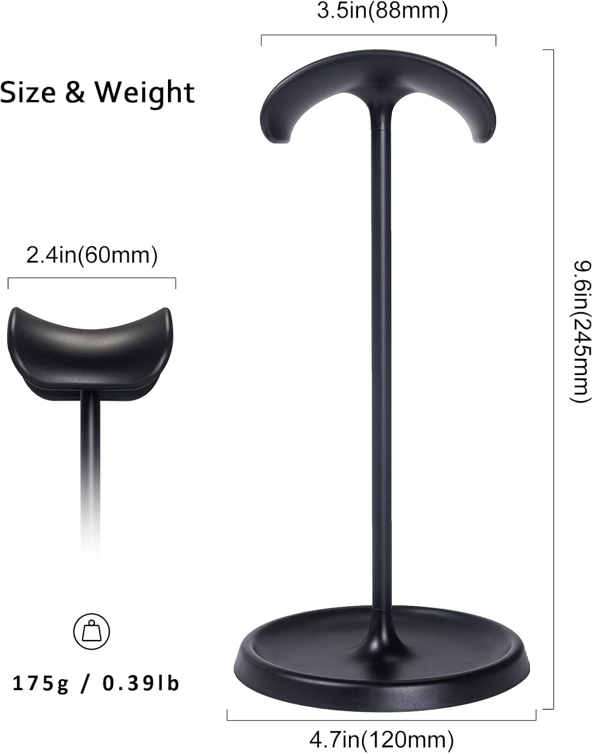 Purilite Select Headphone Stand with Storage Base
