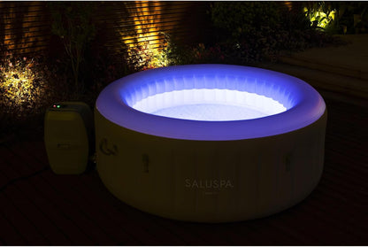 Bestway 60008R SaluSpa Tahiti Airjet Hot Tub Spa, 4 Person, 71" x 71" x 26"/1.80m x 1.80m x 66cm