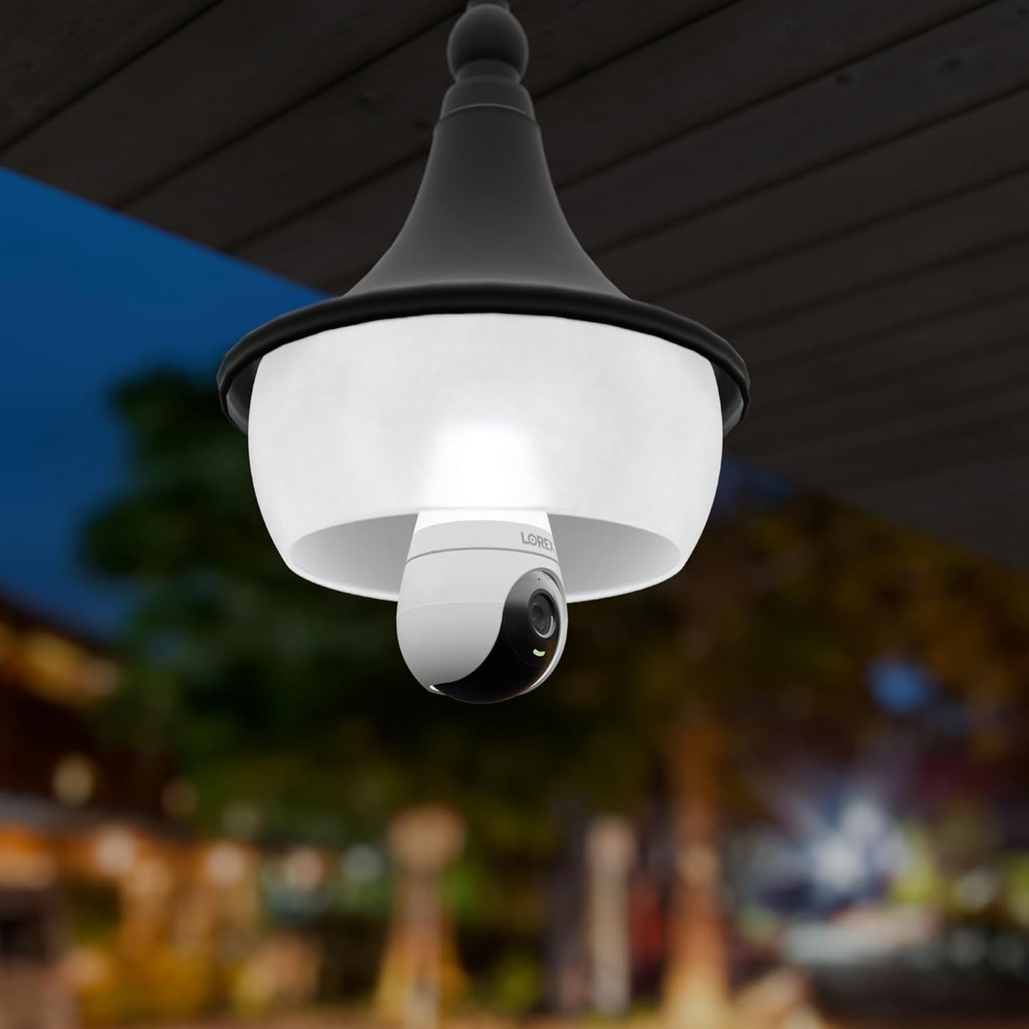 Lorex 2K Wi-Fi Smart Lightbulb Camera | E26/E27 Socket | Pan-Tilt View, Color Night Vision, Person & Vehicle Detection | 2-Way Talk | Alexa/Google | Cloud & Local Storage