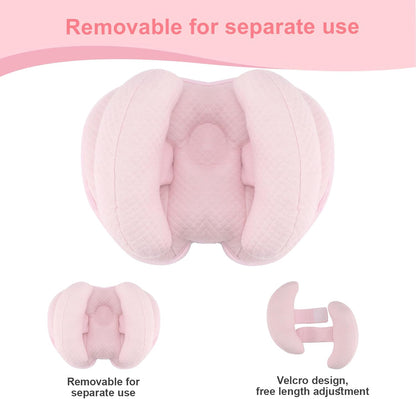 KAKIBLIN 2 in 1 Baby Head Pillow with Banana Neck Pillow for 3 Months to 8 Months Baby Travel Pillow for Stroller or Bed
