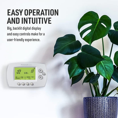 Honeywell Home Wi-Fi 7-Day Programmable Thermostat (RTH6580WF), Requires C Wire, Works with Alexa