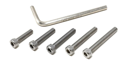 iexcell 25 Pcs M6 x 20mm Thread Pitch 1 mm Stainless Steel 304 Hex Socket Head Cap Screws Bolts Kit