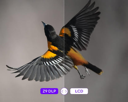 AKIYO Mini Projector, DLP Portable Projector with Built-in Battery, 1080P HD Supported Rechargeable Video Projector Outdoor Capability, Compatible with HDMI, Laptop, iOS, Android (Tripod Included)