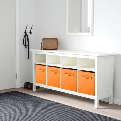 ShellKingdom Storage Bins, Foldable Fabric Storage Cubes And Cloth Organizer Drawer For Closet And Toys, 6 Pack (Lavender+Light Blue+Pink)