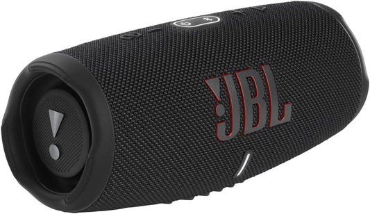 JBL Charge 5 Portable Bluetooth Speaker with Deep Bass, IP67 Waterproof and Dustproof, Up To 20 Hours of Playtime, Built-in Powerbank - Black