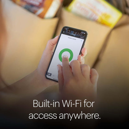 August Home, Silver Wi-Fi Connected Smart Keyless Entry Door Lock, Electronic Door Lock Fits Your Existing Deadbolt in Minutes, ‎ ‎AUG-SL05-M01-S01