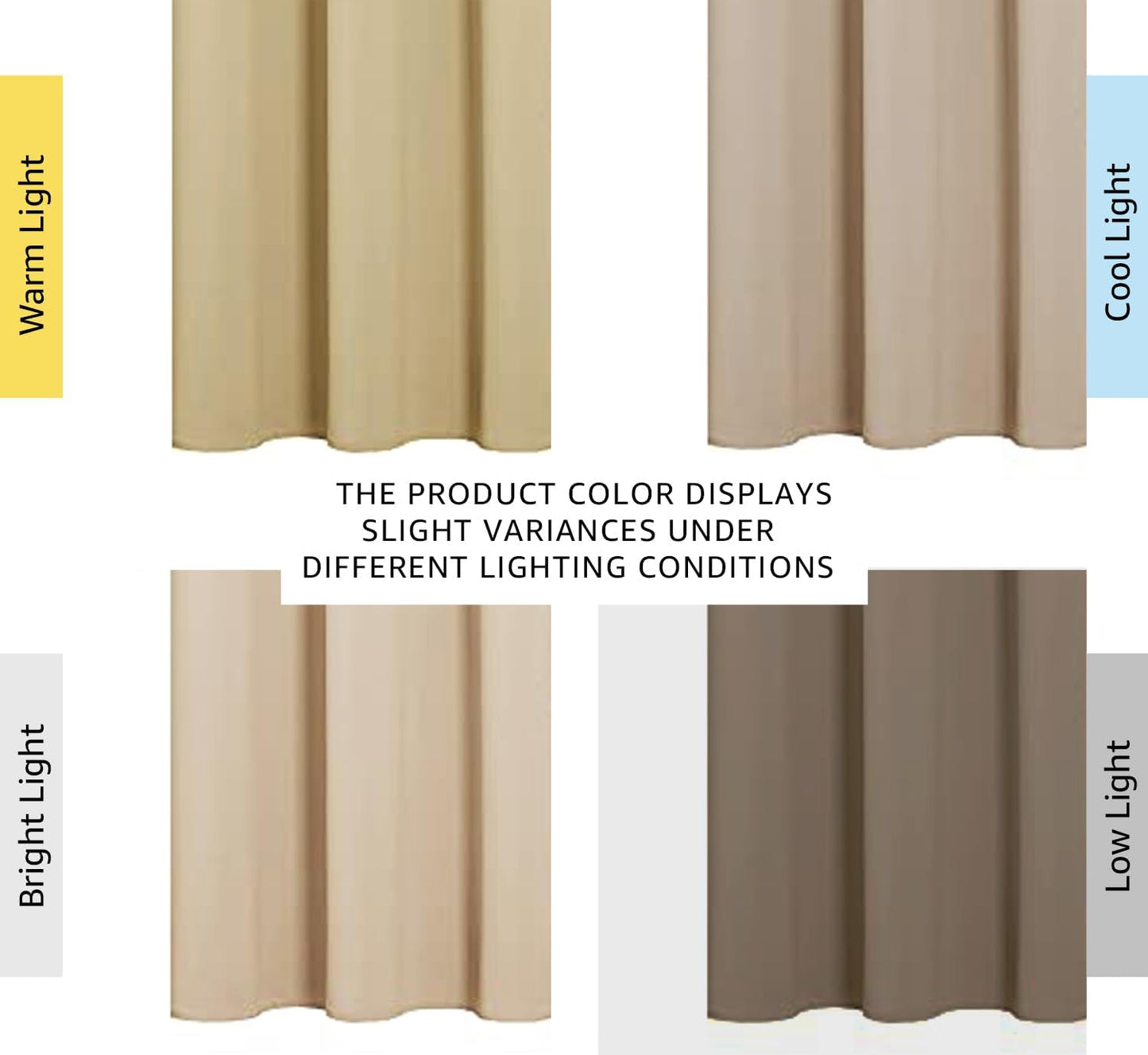 NICETOWN Blackout Curtains 2 Panels for Bedroom- Thermal Insulated Grommet Blackout Curtains 63 Inches Long for Living Room/Kitchen Rideaux occultants (2 Panels, W42 x L63 -Inch,Grey)