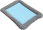 PET Cooling Mat Self Cooling Non Slip Fabric Blue Summer Bed