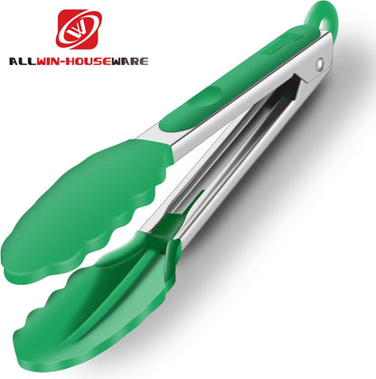 Purilite Select Silicone &amp; Stainless Steel Kitchen Tongs