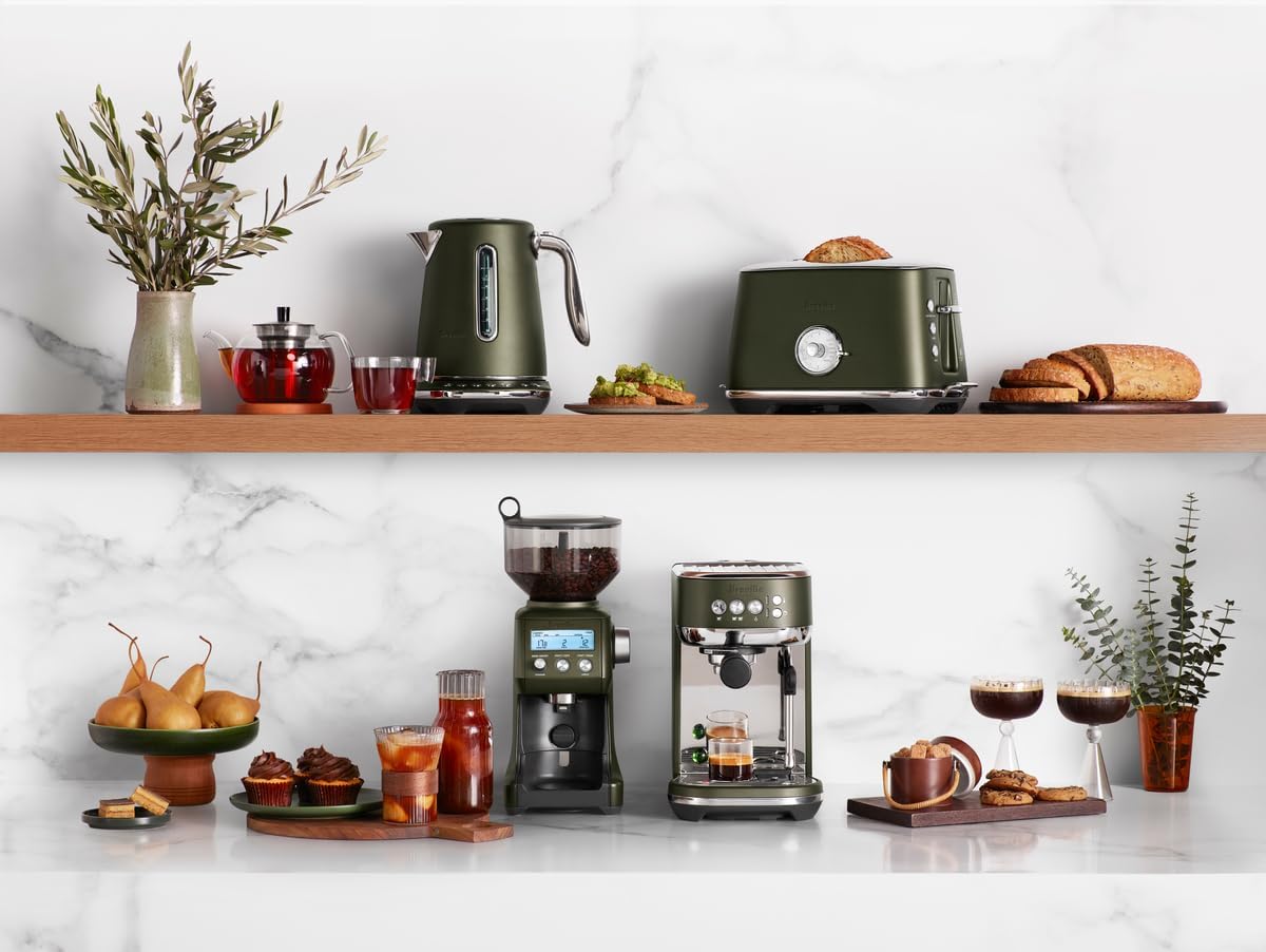 Breville BCG820BSS Smart Grinder Pro Coffee Bean Grinder, Brushed Stainless Steel