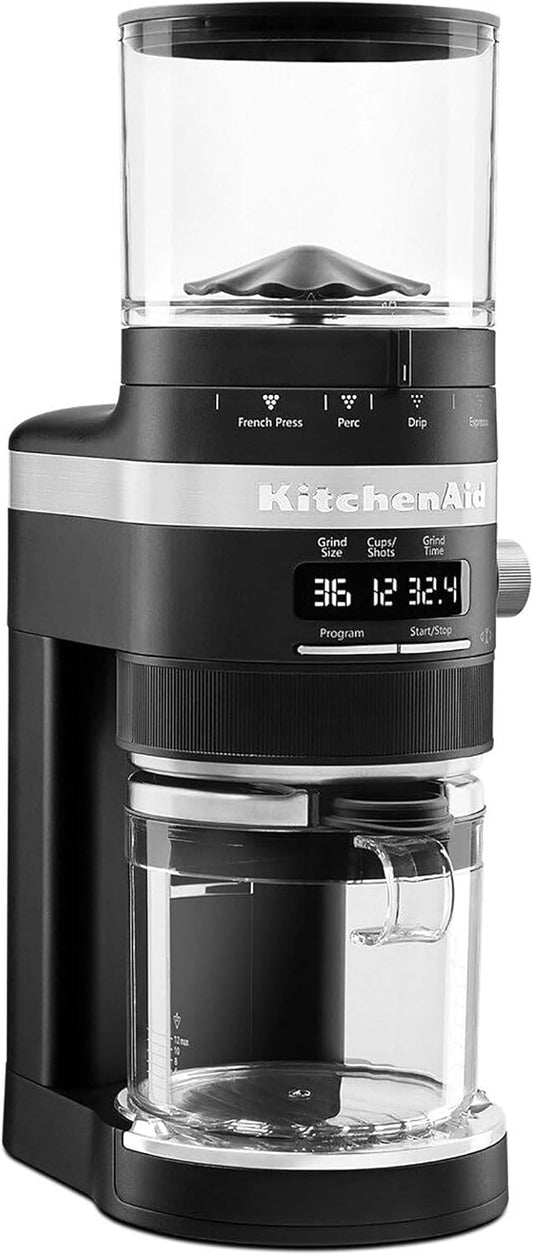 KitchenAid Burr Coffee Grinder, Black Matte, KCG8433BM