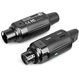 JOYO 2.4GHz Wireless XLR Microphone System, Plug-on Transmitter & Receiver for Dynamic Mics, 100ft Range, 24-bit/48kHz, 6-8Hr Battery, 4-Channel (MW-2)
