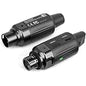 JOYO 2.4GHz Wireless XLR Microphone System, Plug-on Transmitter & Receiver for Dynamic Mics, 100ft Range, 24-bit/48kHz, 6-8Hr Battery, 4-Channel (MW-2)