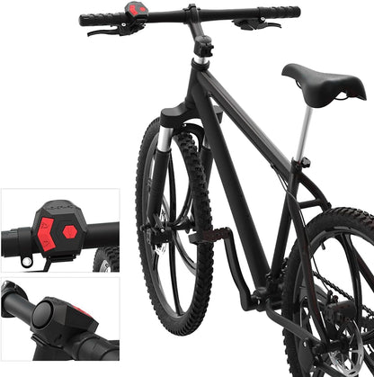 Antfire Electric Bike Horn, 120DB Loud Bike Horn for Adults, USB Rechargeable Bicycle Bell, 2 Sound Modes IP65 Waterproof Bicycle Horn with Alarm for Road Bicycle, Mountain Bike, Scooter