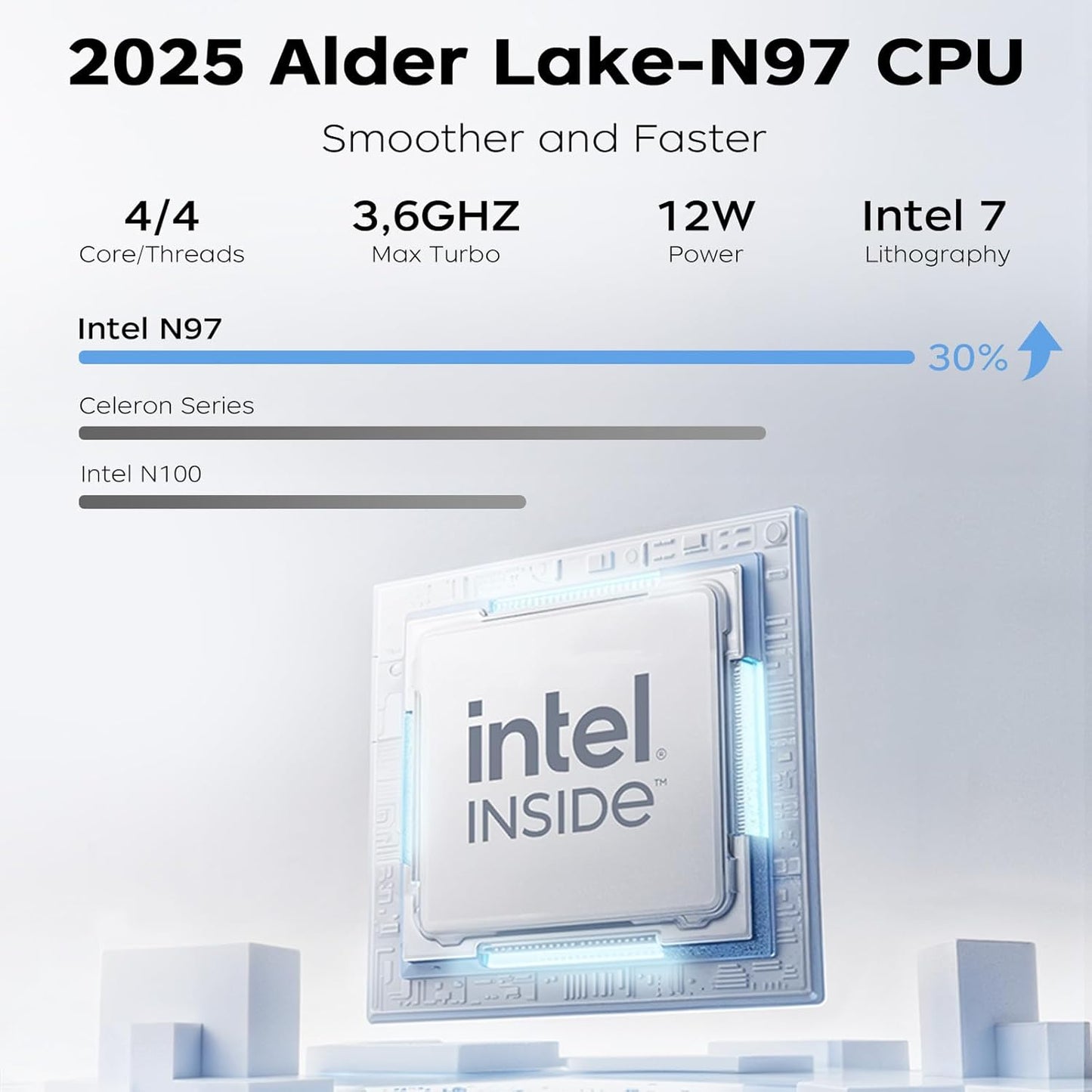 2025 ACEMAGIC LX16 Laptop, 16-inch FHD (1920 x 1200) Display,Intel Alder Lake-N N97 (4C/3.6GHz), 16GB DDR4 RAM, 512GB SSD, Windows 11 Pro, Wi-Fi 5, Laptop for Office & Travel