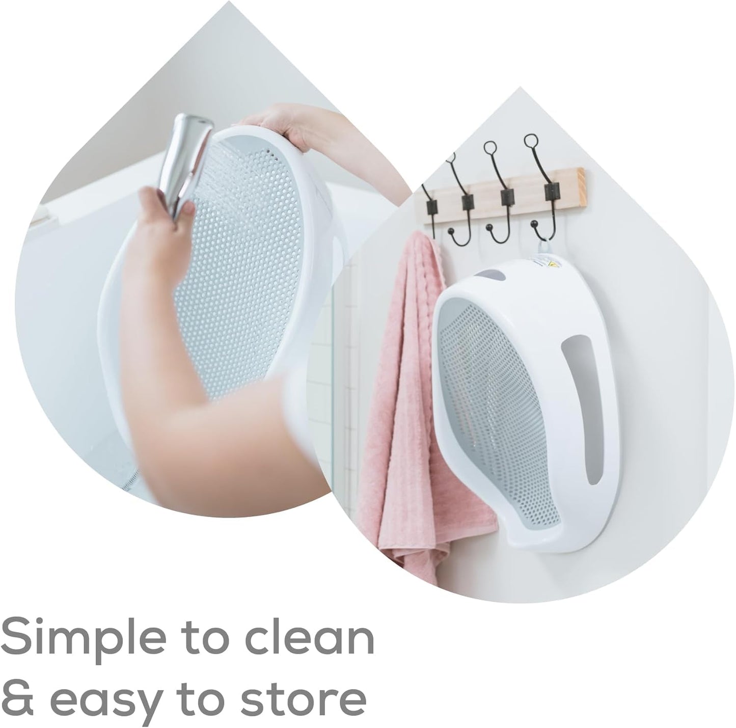 Angelcare Baby Bath Support, Pink, for Babies Less Than 6 Months of Age, Made in Canada