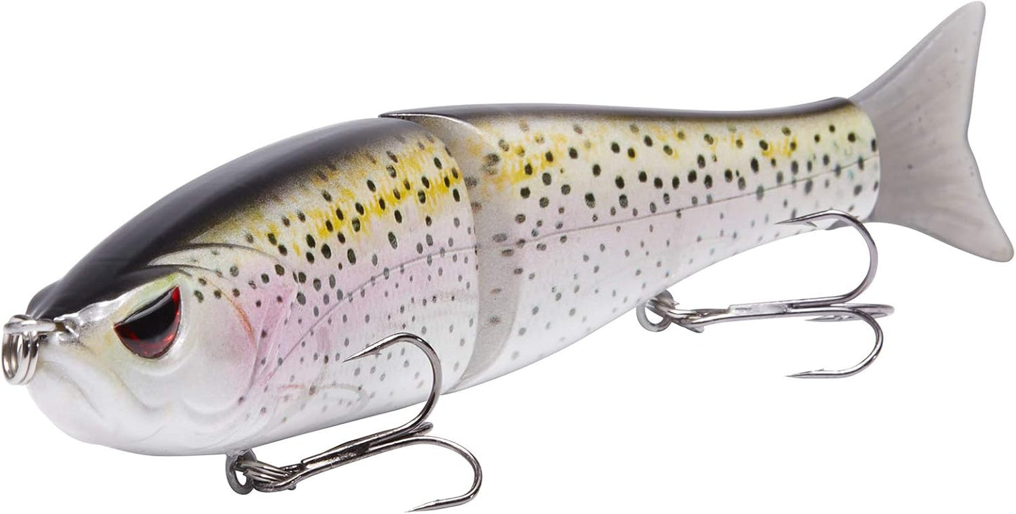 Bassdash SwimShad Glide Baits Jointed Swimbait Bass Pike Salmon Trout Muskie Fishing Lure
