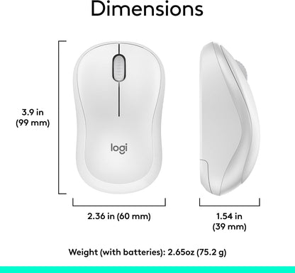 Logitech MK270 Wireless Keyboard and Mouse Combo for Windows, 2.4 GHz Wireless, Compact Mouse, 8 Multimedia and Shortcut Keys, 2-Year Battery Life, for PC, Laptop - Rose