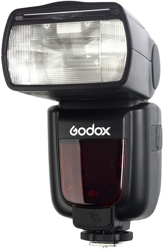 Godox 2pcs TT600 HSS 1/8000S 2.4G Wireless GN60 Flash Speedlite Built in Godox X System Receiver with X2T-C Trigger Transmitter Compatible Canon Camera - PuriLite