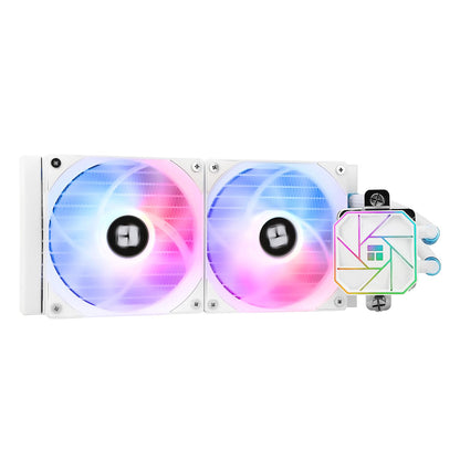 Thermalright Aqua Elite 240 V3 Liquid CPU Cooler, AIO Pump Head Speed up to 3300RPM, TL-C12B-S V2×2 PWM Fans,for AMD/AM4/AM5, Intel LGA1150/1151/1200/2011/1700, Computer CPU Aio Cooler