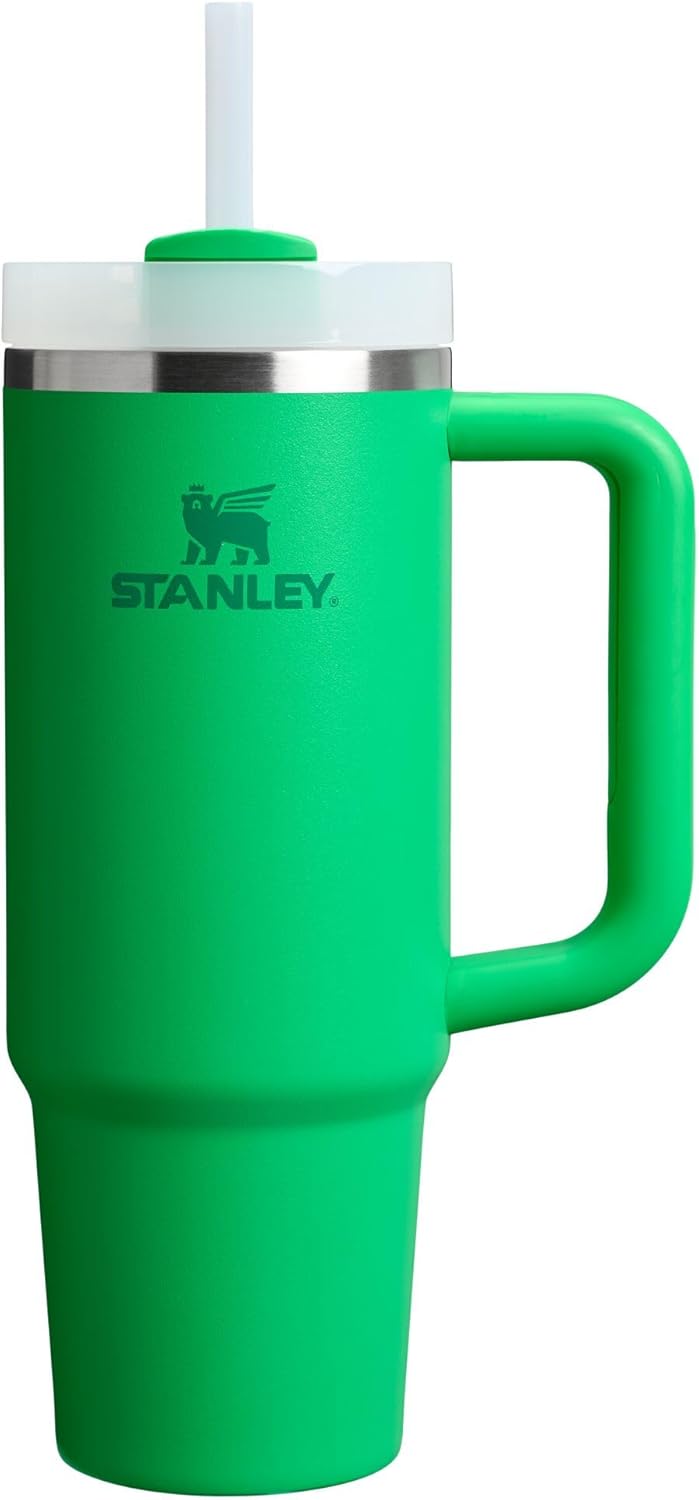 Stanley Quencher H2.0 Tumbler with Handle and Straw 30 oz | Flowstate 3-Position Lid | Cup Holder Compatible for Travel | Insulated Stainless Steel Cup | BPA-Free | Exclusive Lupine