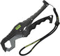 Booms Fishing G05 Fish Lip Gripper Saltwater, 9.4" Plastic Catfish Grippers Pliers, Fish Grabber Tool with Lanyard, Fish Grips for Kayak Fishing Accessories, Great Fish Holder for Caught Fish