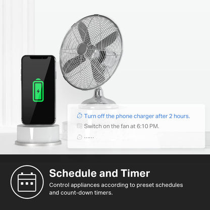Kasa Smart Plug Mini by TP-Link (HS103P2) - Smart Home WiFi Outlet Works with Alexa, Echo and Google Home, No Hub Required, Remote Control, 2.4GHz WiFi Required, 15 Amp, UL Certified, 2-Pack, White