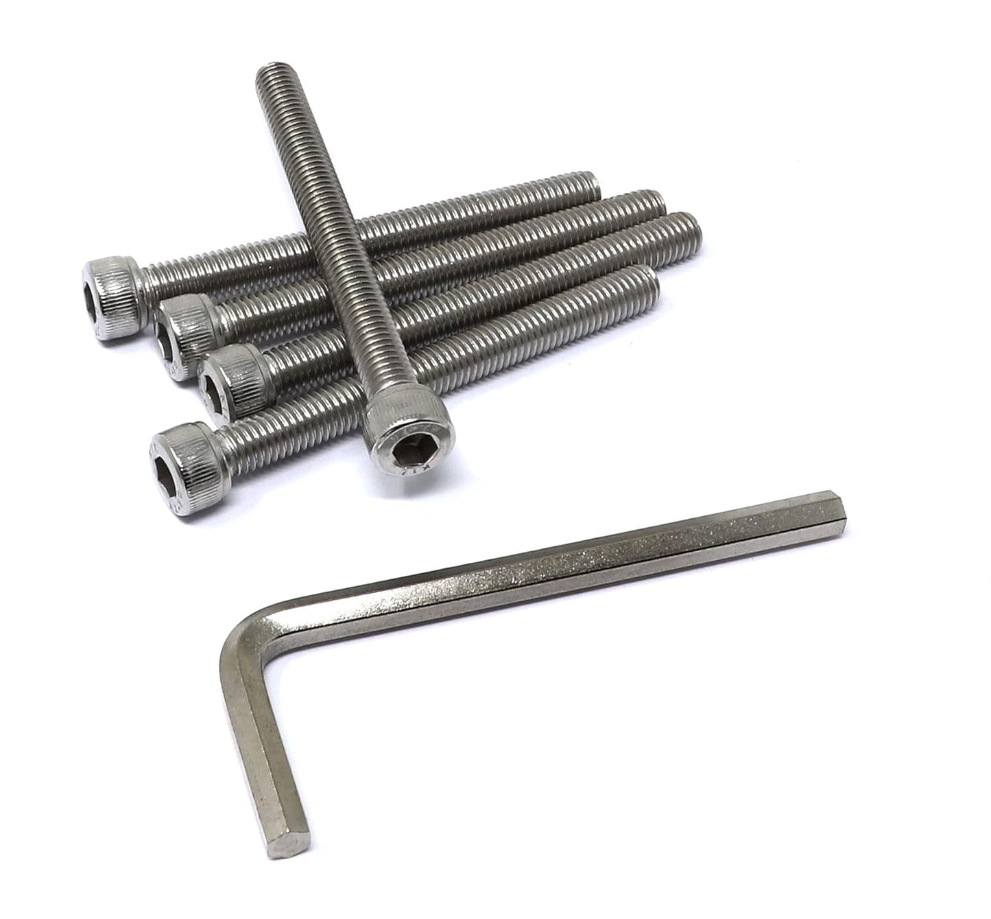 iexcell 25 Pcs M6 x 20mm Thread Pitch 1 mm Stainless Steel 304 Hex Socket Head Cap Screws Bolts Kit