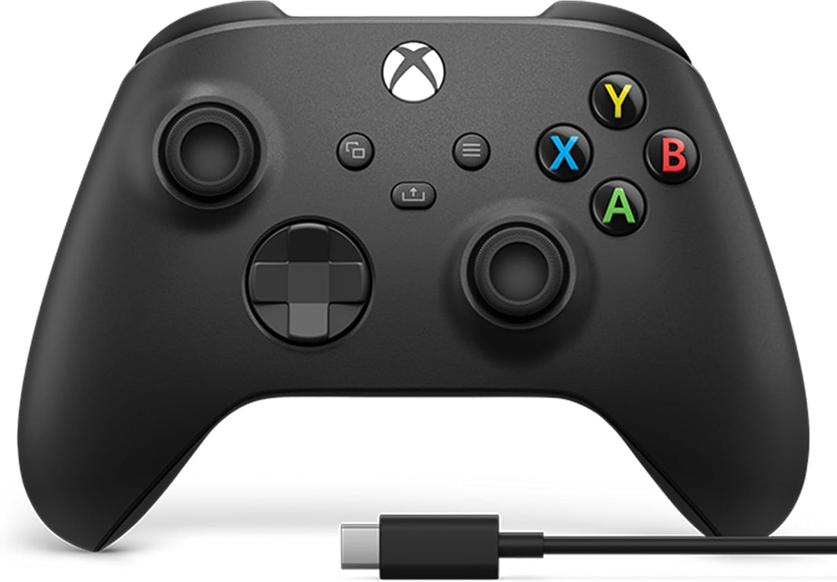 XBOX Core Wireless Gaming Controller + USB-C Cable for Series X|S, One, Windows PC, Android, and iOS