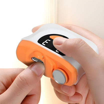 Electric Toenail Clippers  Automatic Fingernail Cutter – 3 Gears with LED Light & Scrap Storage