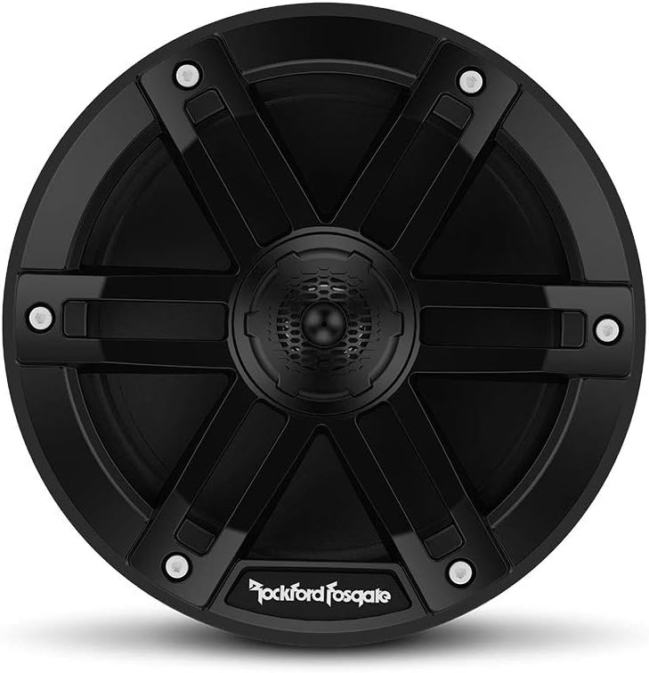 Rockford Fosgate M0-65B Marine Grade 6.5" Coaxial Full Range Speakers - Black (Pair)