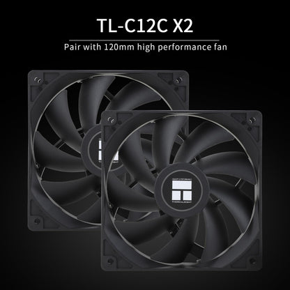 Thermalright Peerless Assassin 120 SE Black CPU Cooler, 6 Heat Pipes AGHP Technology, Dual 120mm PWM Fans, 1550RPM Speed, for AM4/AM5 and Intel LGA 1700/1851/115X/1200,Computer CPU Cooling