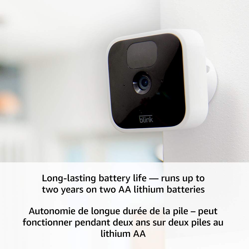 Blink Indoor (3rd Gen) – wireless, HD security camera with two-year battery life, motion detection, and two-way audio – 5 camera system