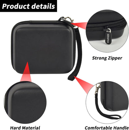 Grapsa Case Compatible with TP-Link Ultra-Portable Wi-Fi 6 AX1500 AX3000 Travel Router, Storage Holder for TL-WR1502X/ WR3002X WiFi Hotspot for Traveling, Ethernet Cable Network Adapter (Box Only)