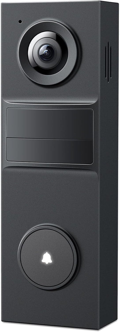 Tapo 2K Wireless Smart Video Doorbell, D205, 160° Ultra-Wide View | Person Detection, 2-Way Talk, Ring Call, Night Vision, Subscription-Free Local Storage or Optional Cloud